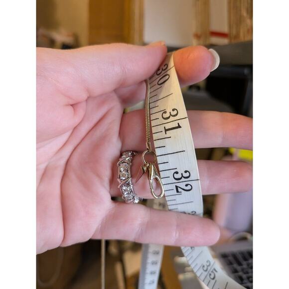 ALEXIS  BITTAR CONVERTIBLE  PIN TO NECKLACE BUCKLE WITH CHAIN Skull & Snake - Picture 8 of 8